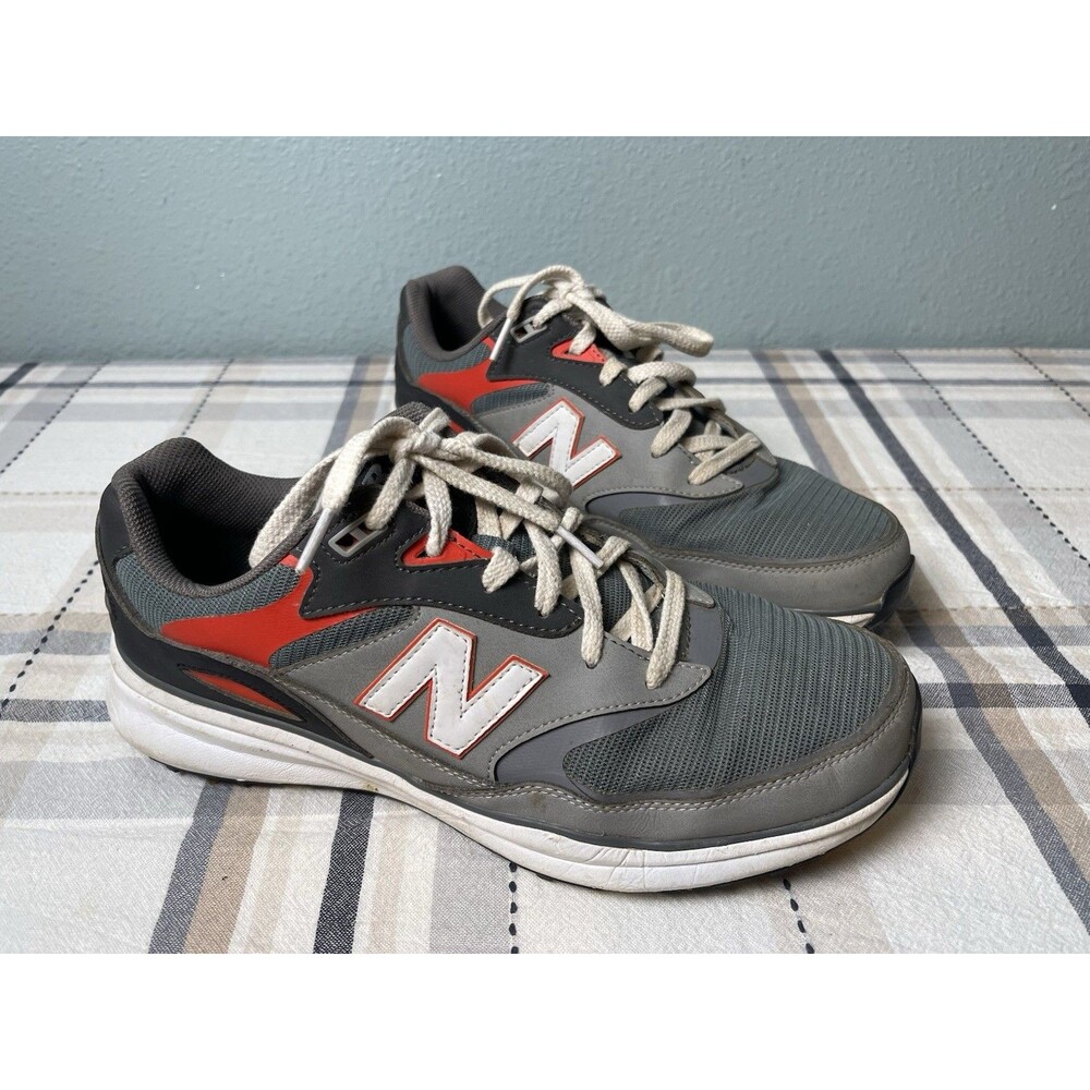 New Balance Golf Heritage Shoes Men’s Size 11 White Gray Red MG100GBK